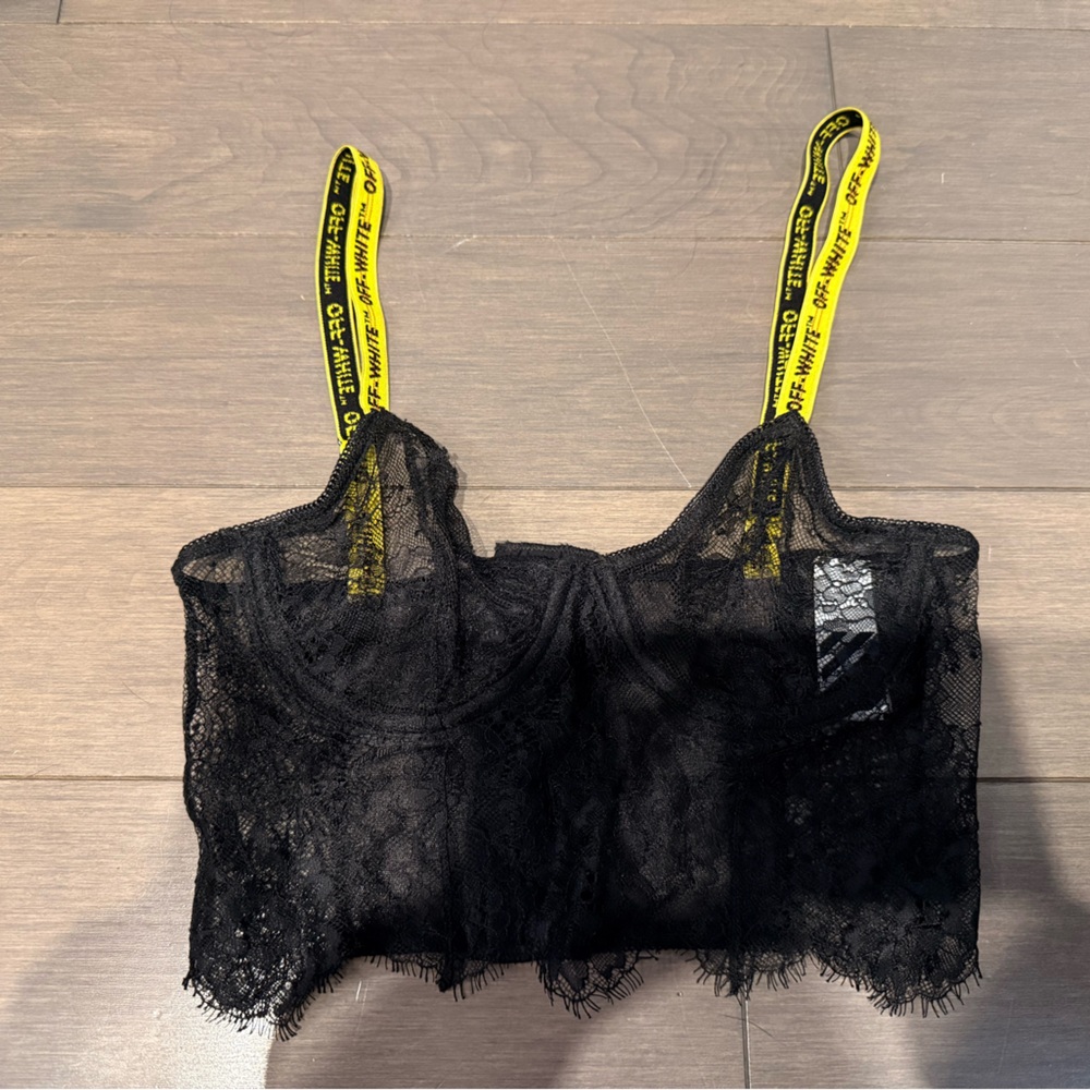 Off-White Lace Bralette